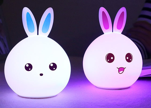 Veilleuse Lapin en Silicone LED Tactile