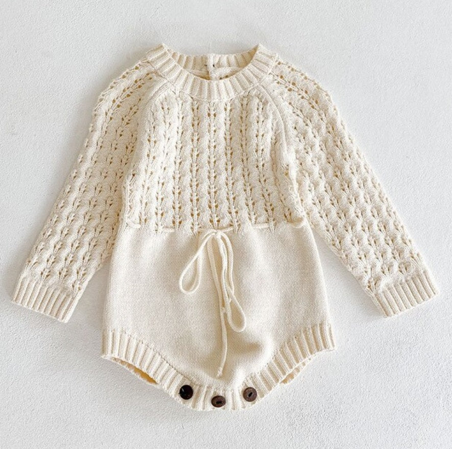 Robe Tricotée pour Bébé Fille