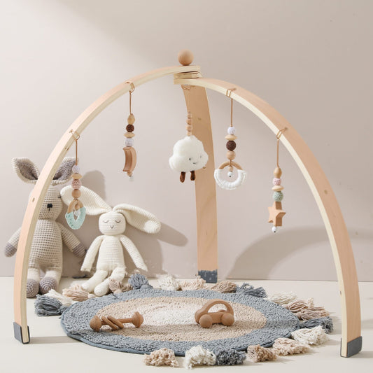 Portique d’Éveil en Bois pour Bébé