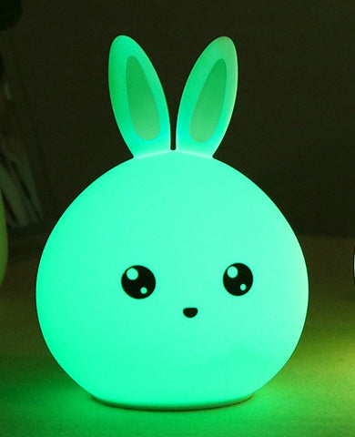 Veilleuse Lapin en Silicone LED Tactile