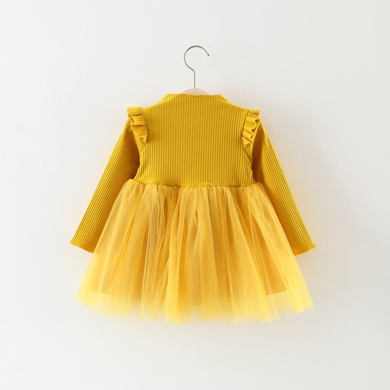 Robe de Princesse en Tulle pour Fille – Automne