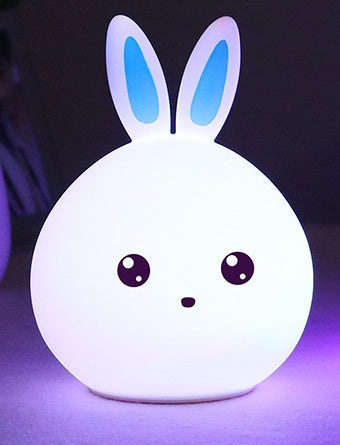 Veilleuse Lapin en Silicone LED Tactile