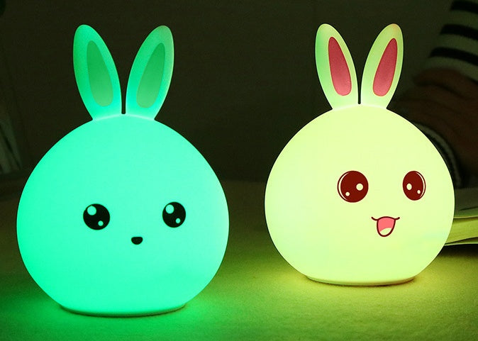 Veilleuse Lapin en Silicone LED Tactile