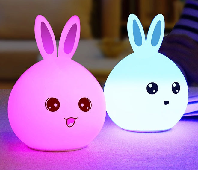 Veilleuse Lapin en Silicone LED Tactile