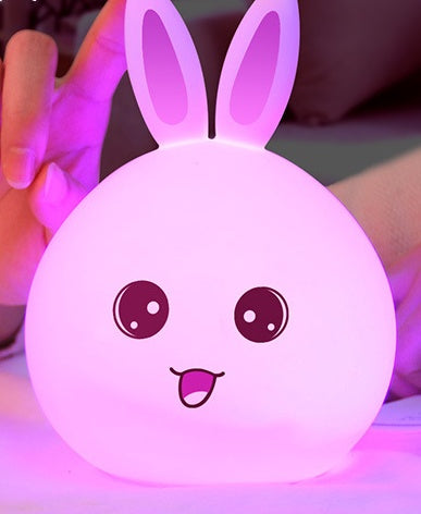 Veilleuse Lapin en Silicone LED Tactile